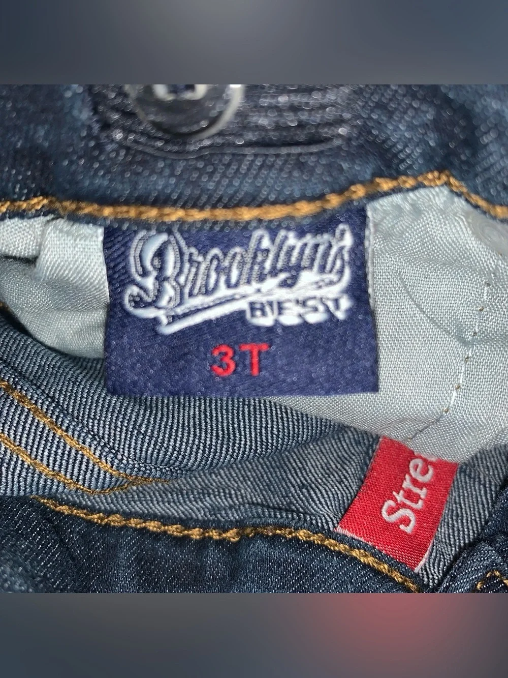 Boys Dark Blue Denim Shorts Size 3t